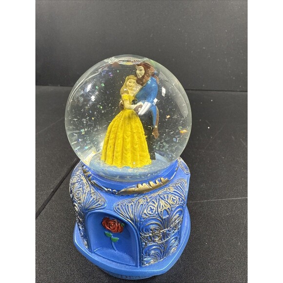 Disney Store Beauty And The Beast Mini Snow Globe - Picture 2 of 5